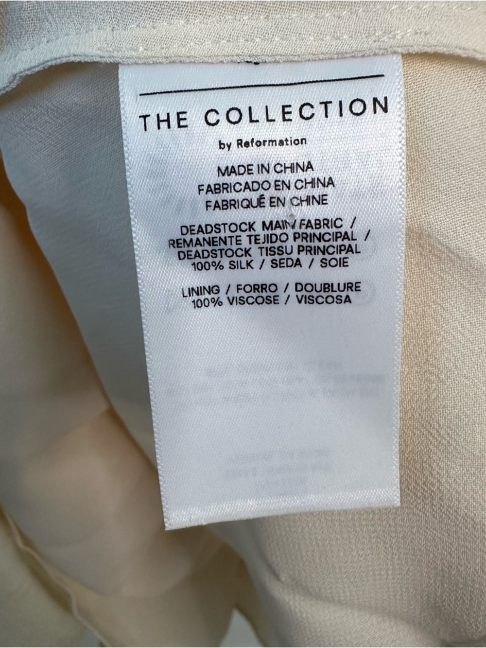 The Collection by Reformation Spruce Midi Bridal Dress White Cream SZ 0 - Picture 6 of 9